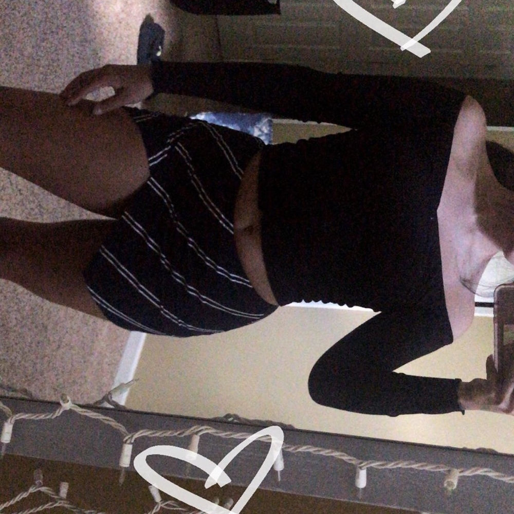 Olivaceous navy blue skort